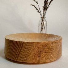 Rundes Holztablett aus Eiche – Tray Ø 15 cm