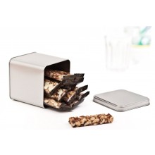 Lebensmitteldose Würfel – Quadratische Blechdose mit Deckel