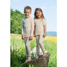 Bio-Wolle & Seide Kinder Leggings