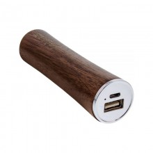 USB Akku Power Bank 3.000mAh aus Walnuss-Holz – InLine® woodpower