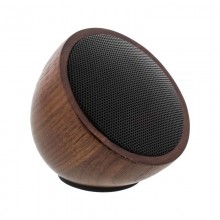 Mini Bluetooth Lautsprecher aus Walnuss-Holz – InLine® woodwoom
