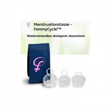 FemmyCycle Petite (Teen) Menstruationstasse mit Auslaufschutz