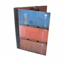 Klemmmappe Container – Dokumentenmappe für DIN A4