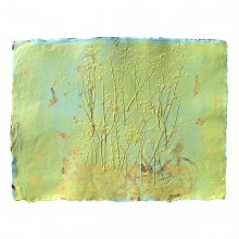 Wandbild RIVERSIDE FOREST aus handgeschöpftem Papier