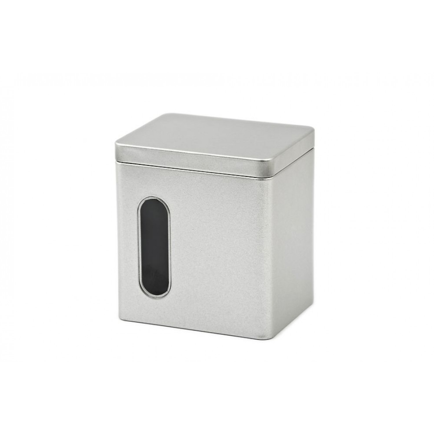 Rectangular Food Storage Tin Cans with Viewing Window | Tindobo