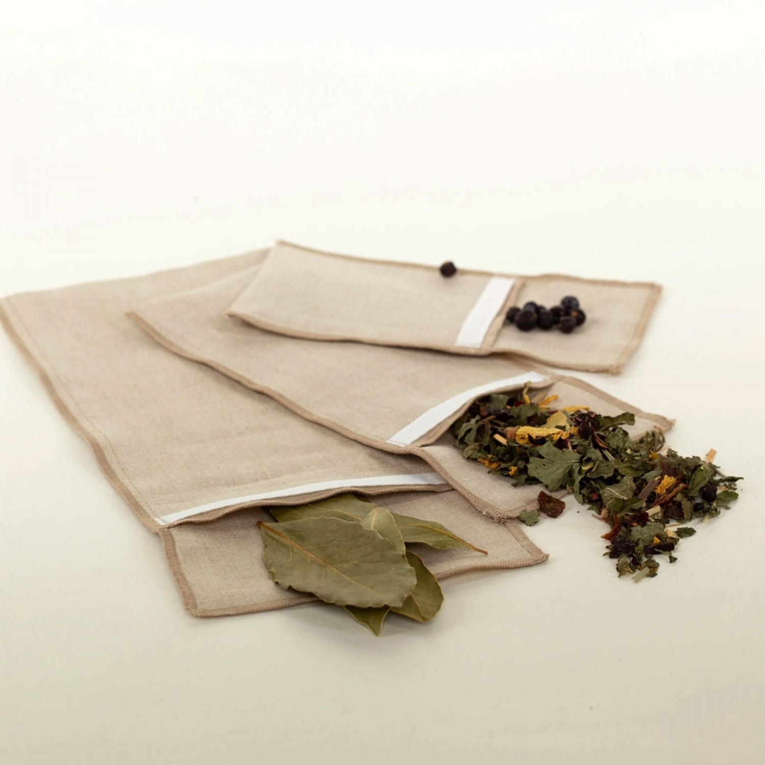 Reusable Organic Linen Tea Filter » nahtur-design