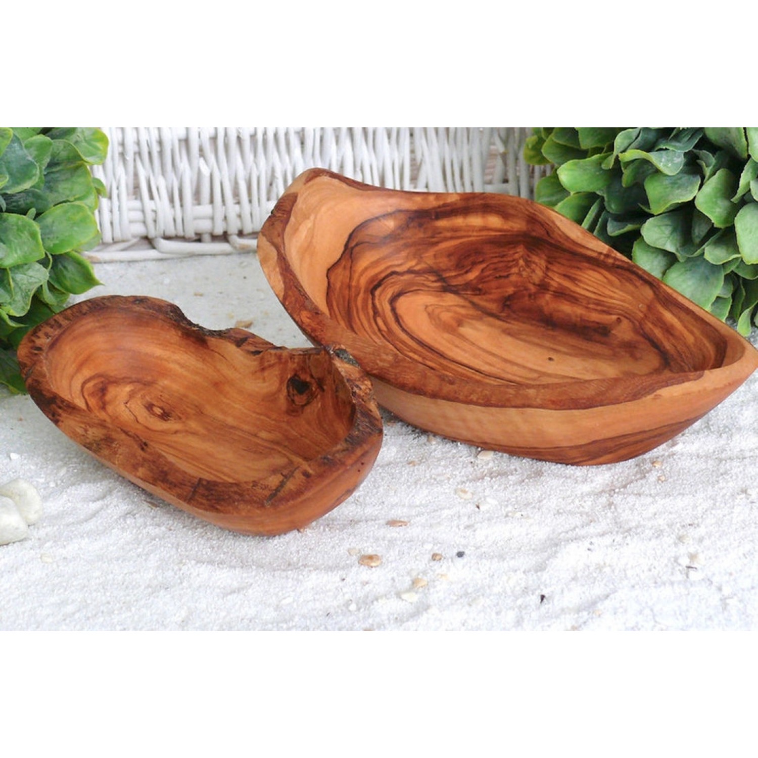 Olive Wood Bowls, rustic, various lengths » D.O.M.