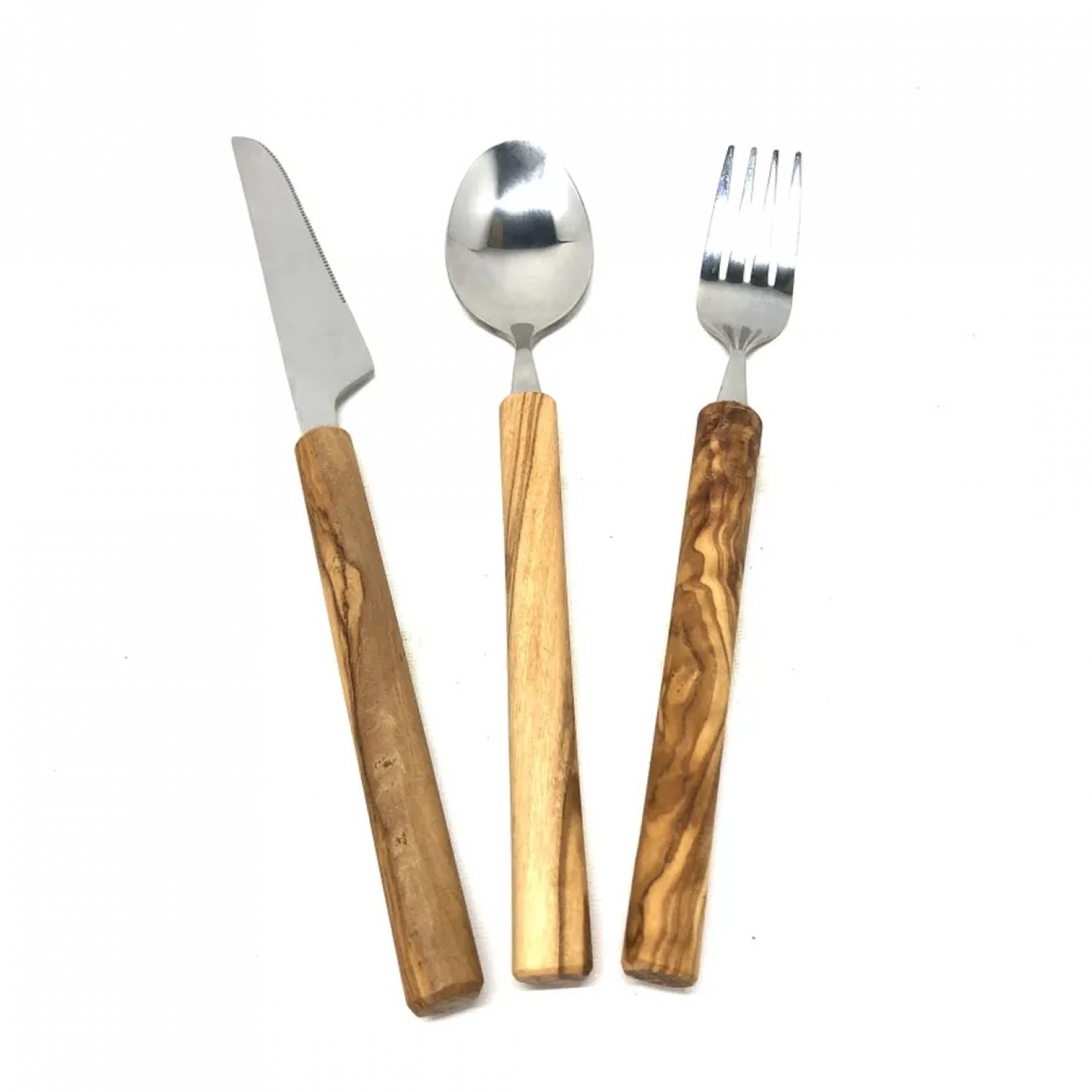 Cutlery Stainless Steel with Olive Wood Handle » Olivenholz erleben