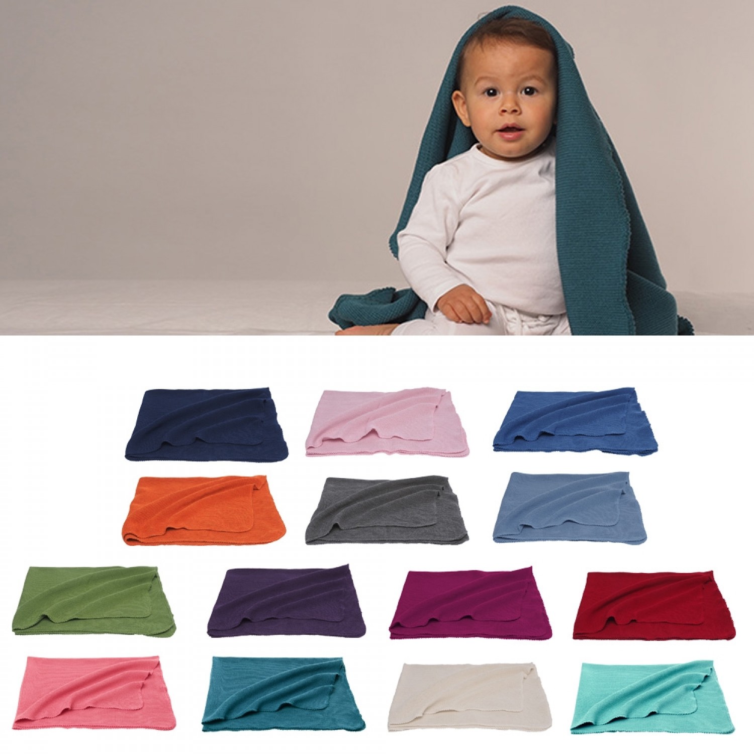 Baby blanket organic merino wool | Reiff