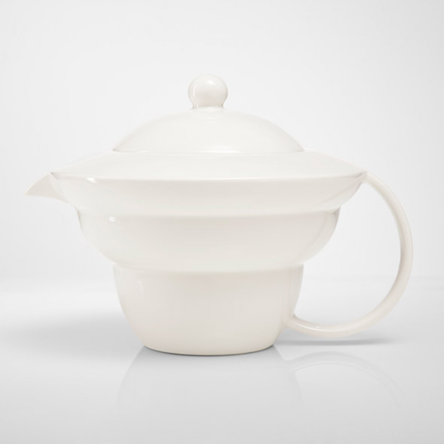 Teapot Shinno Silver Grey Flower Of Life | Nature's Design