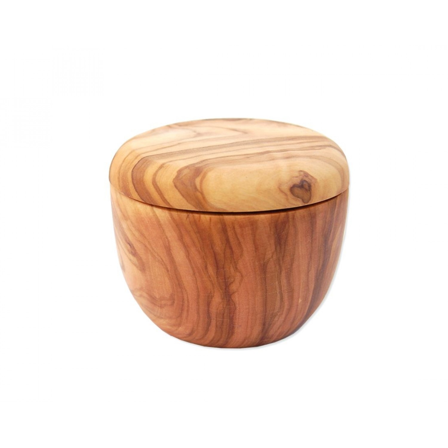 Olive Wood Shaving Dish with Lid for Shaving Soap | D.O.M.