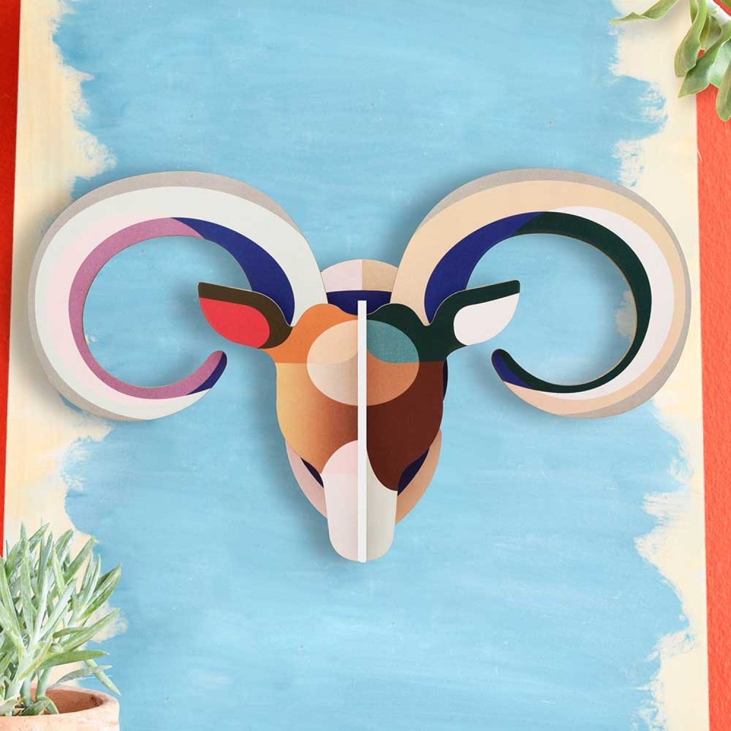 3D Wall Decoration Mouflon » studio ROOF