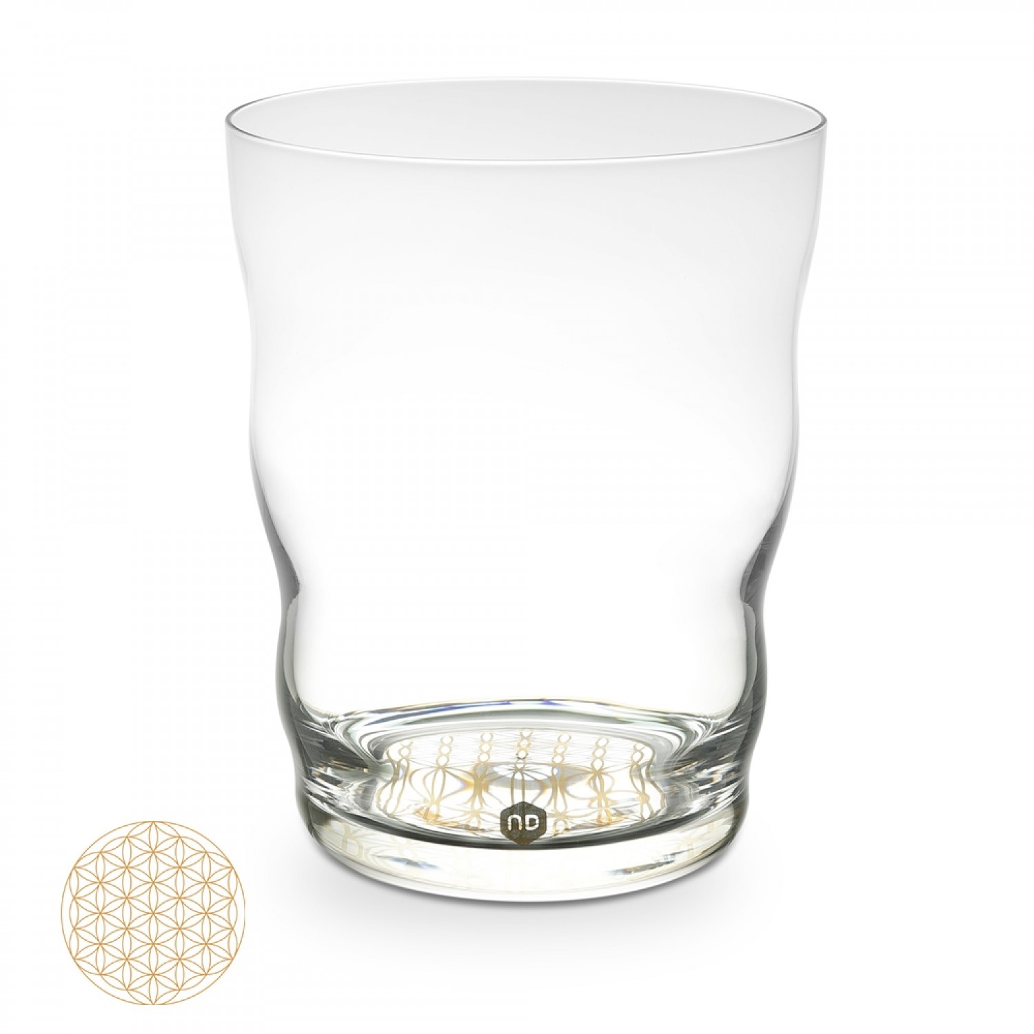 Nature’s Design Drinking Glass Jasmina Gold