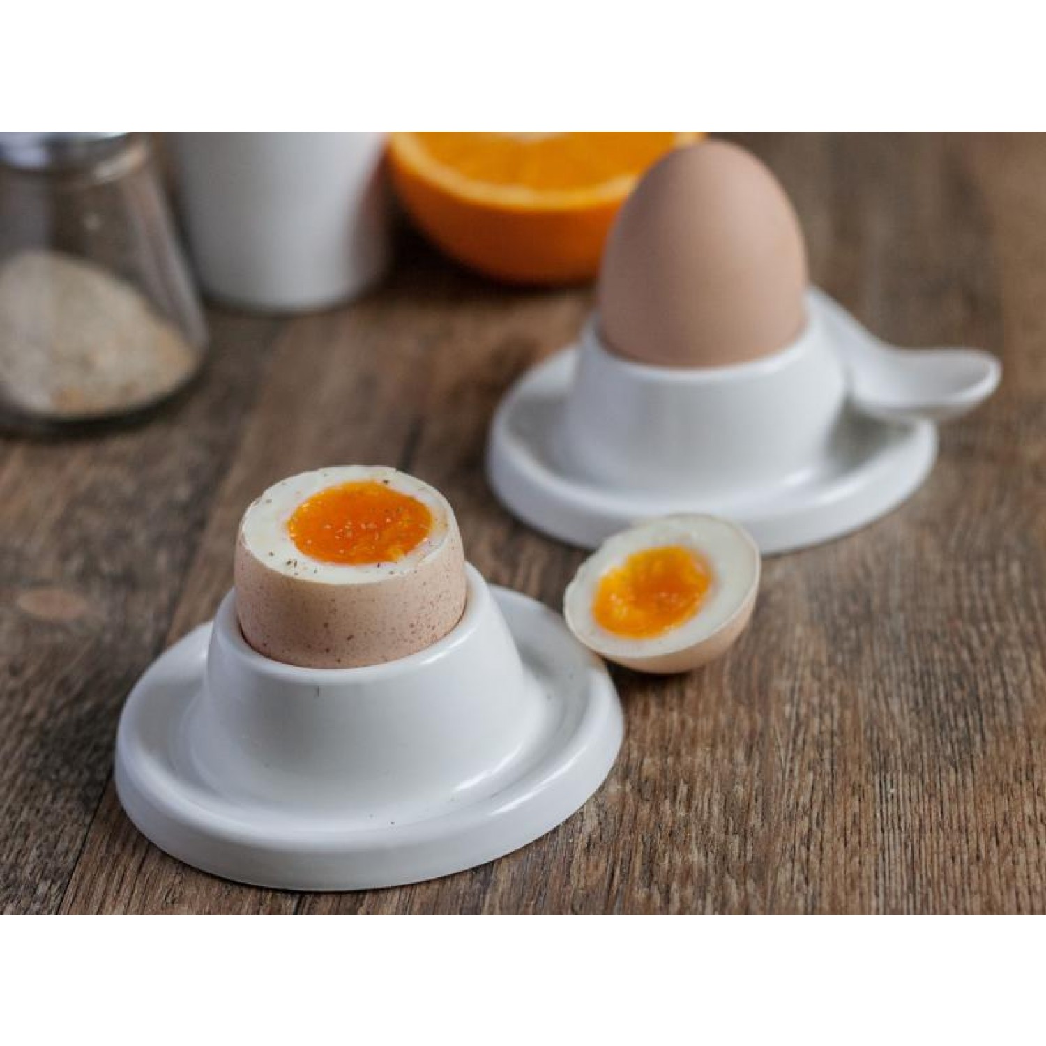 Eggcup set 2-part made of bioplastics | Biodora
