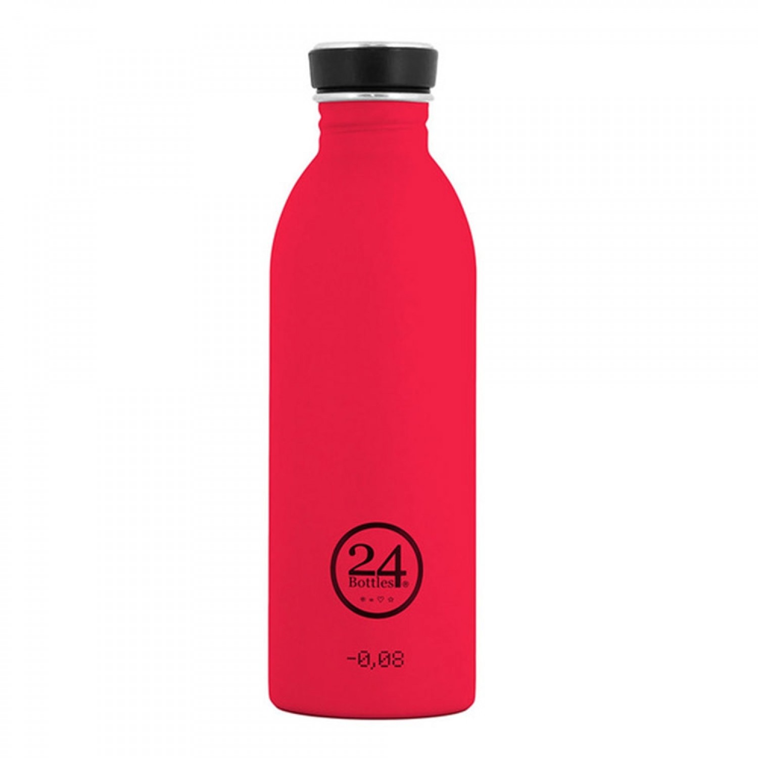 24Bottles Urban Bottle Stainless Steel Hot Red 0.5 l