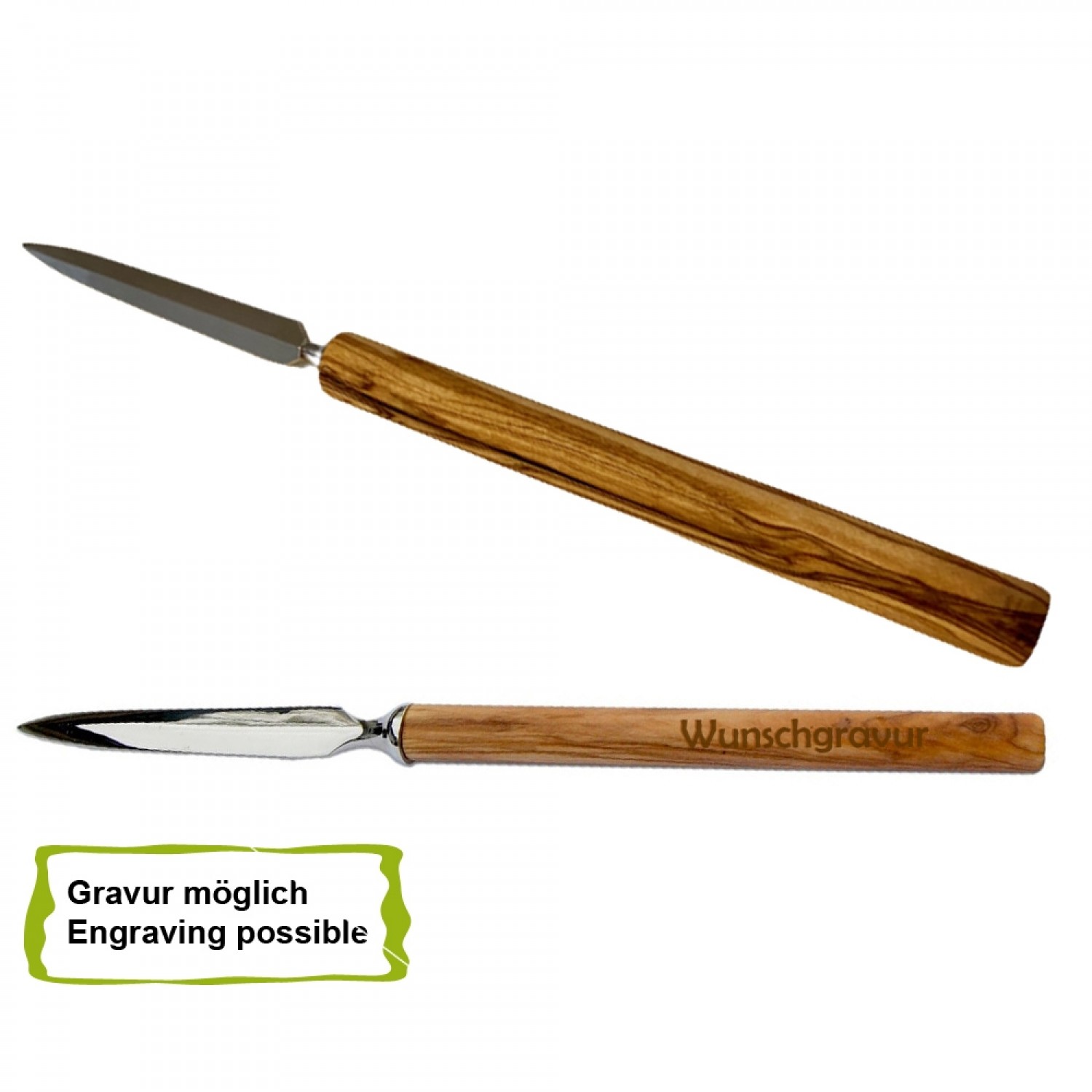 Paper Knife with Handle made of Olive Wood » D.O.M. 