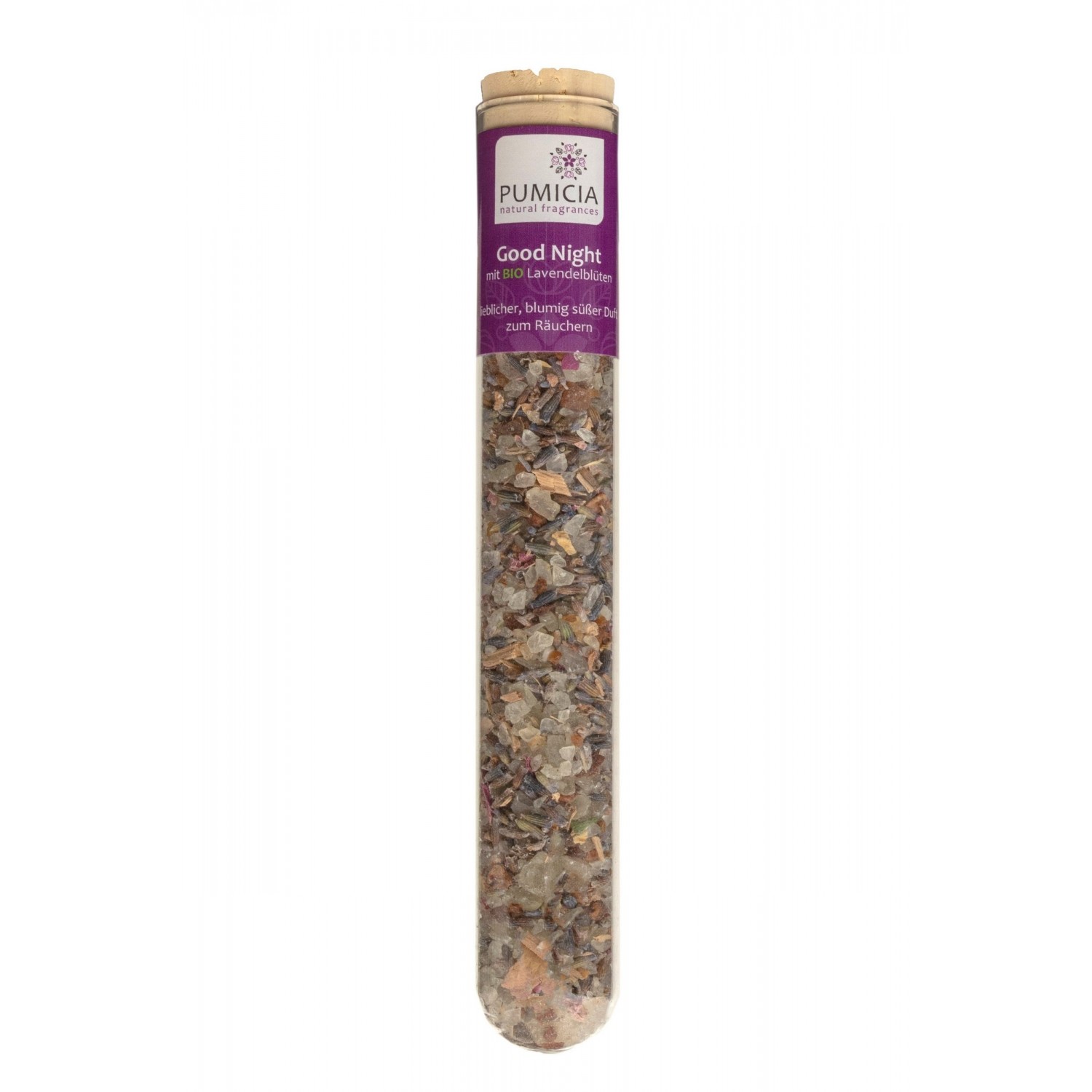 Pumicia Good Night with organic Lavender Incense