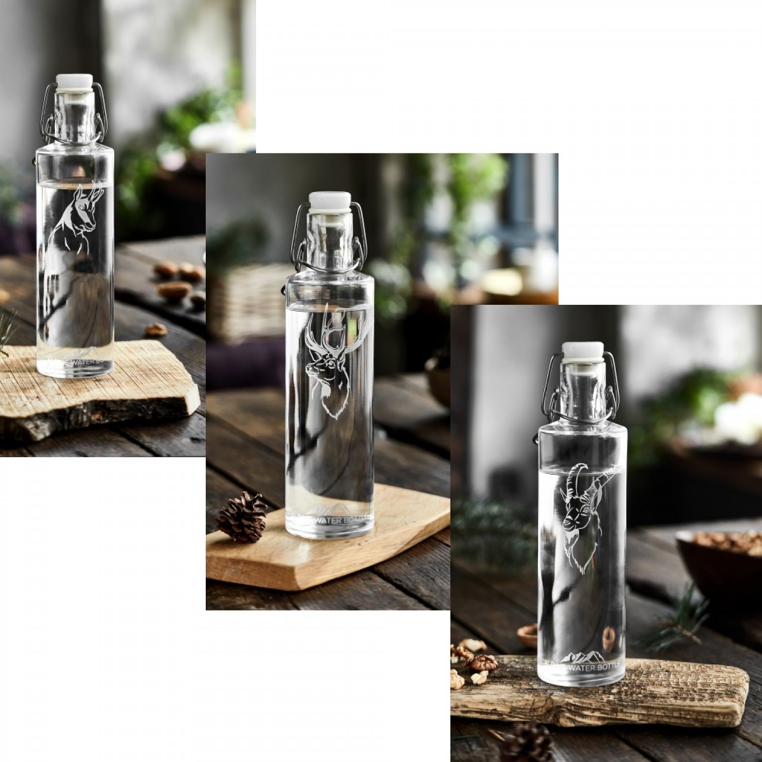 Nature’s Design Alpine Water Bottle 0.6 l with animal motifs