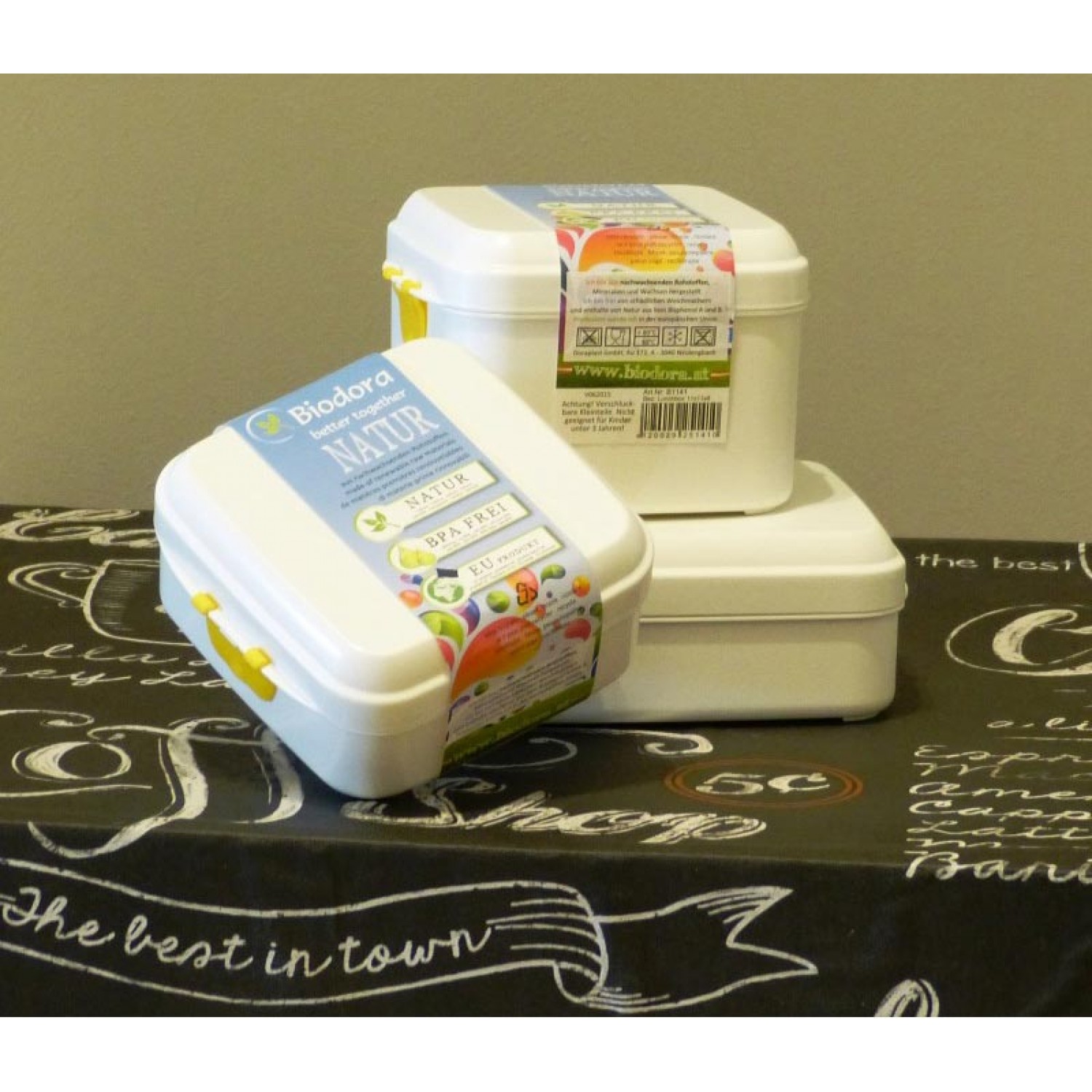 Bioplastic Storage Containers & Lunchboxes Set of 3 » Biodora