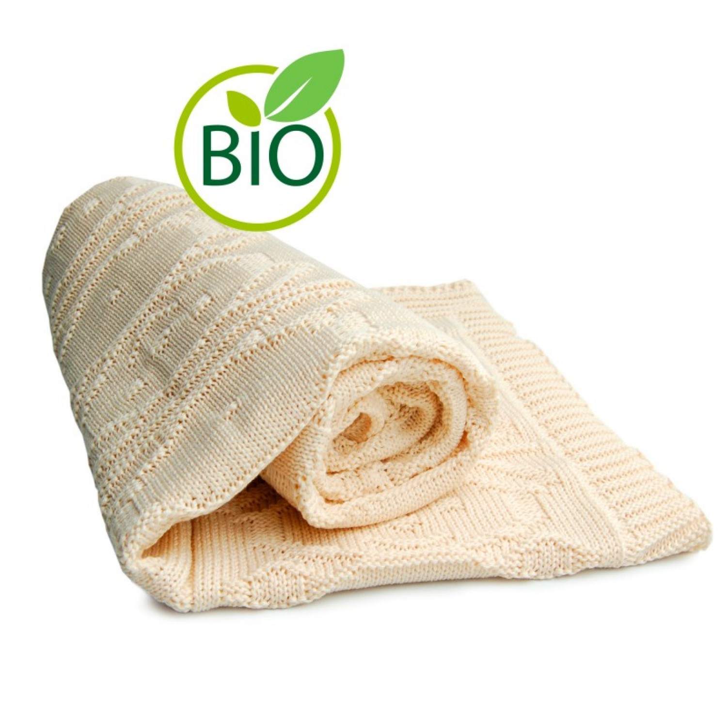 Baby Blanket »Little Bear Pattern« of Organic Cotton
