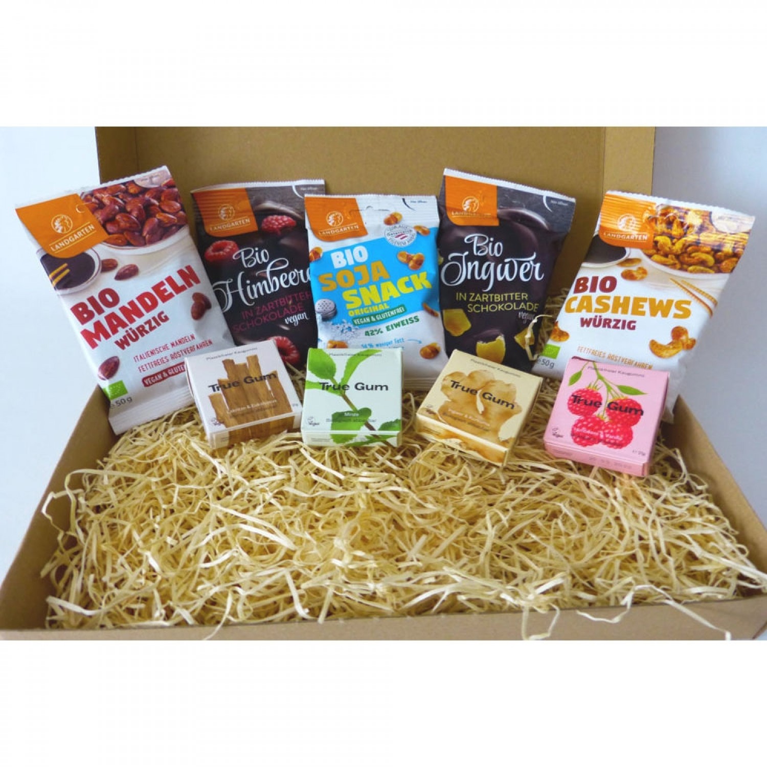 Organic Snack Box PARTY | Landgarten & True Gum