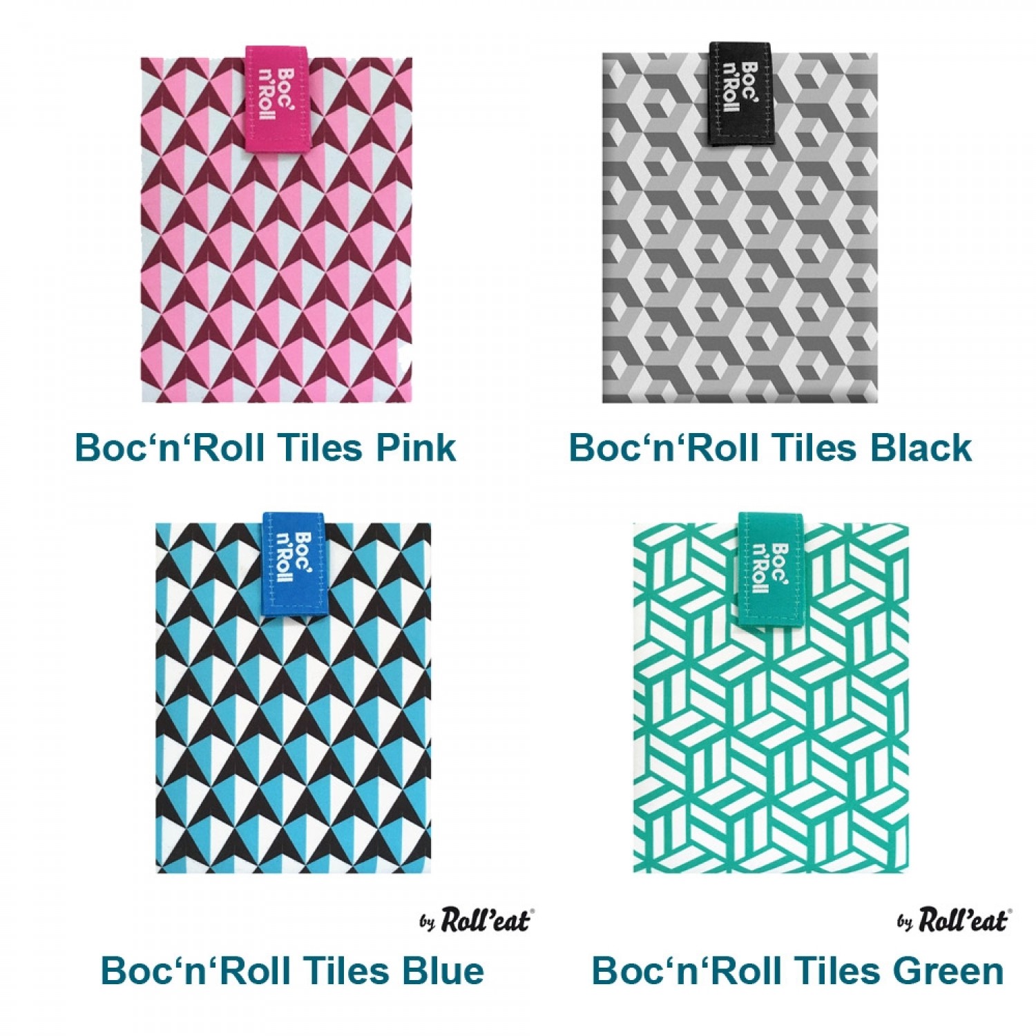 Roll‘eat Boc’n’Roll Sandwich Wrap colourful Tiles