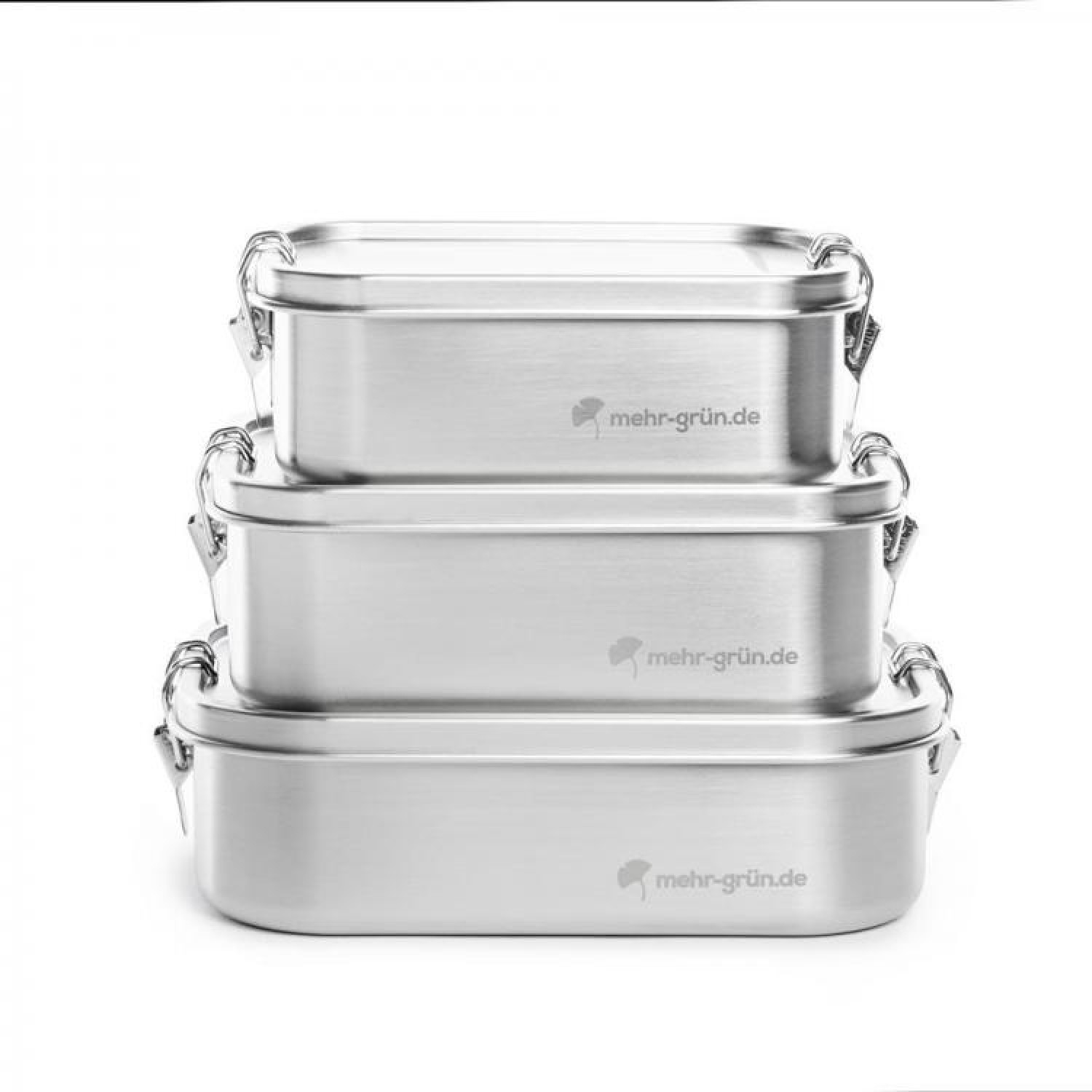 Lunchbox Stainless Steel with Divider » mehr gruen