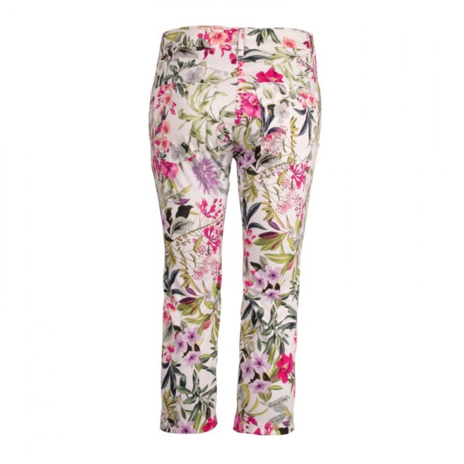 5-Pocket Organic Capri Trousers in Floral Design | bloomers