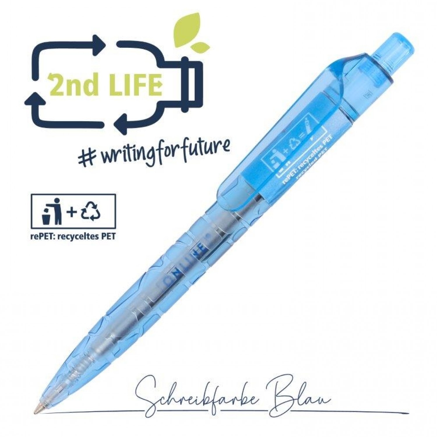 Ballpen 2nd LIFE from recycled PET | Online Pen
