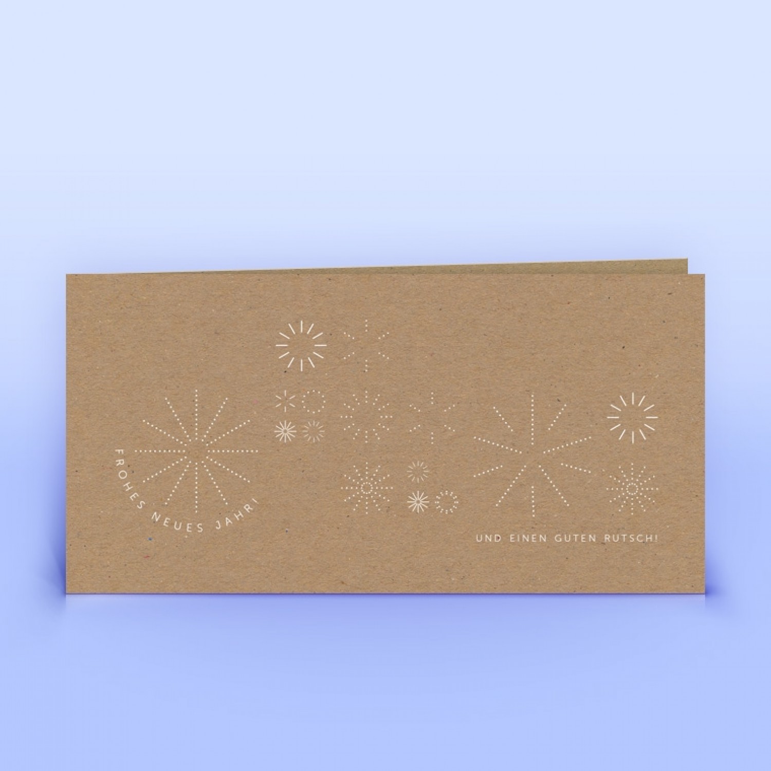 Christmas Card on natural's recycled paper, landscape » eco cards