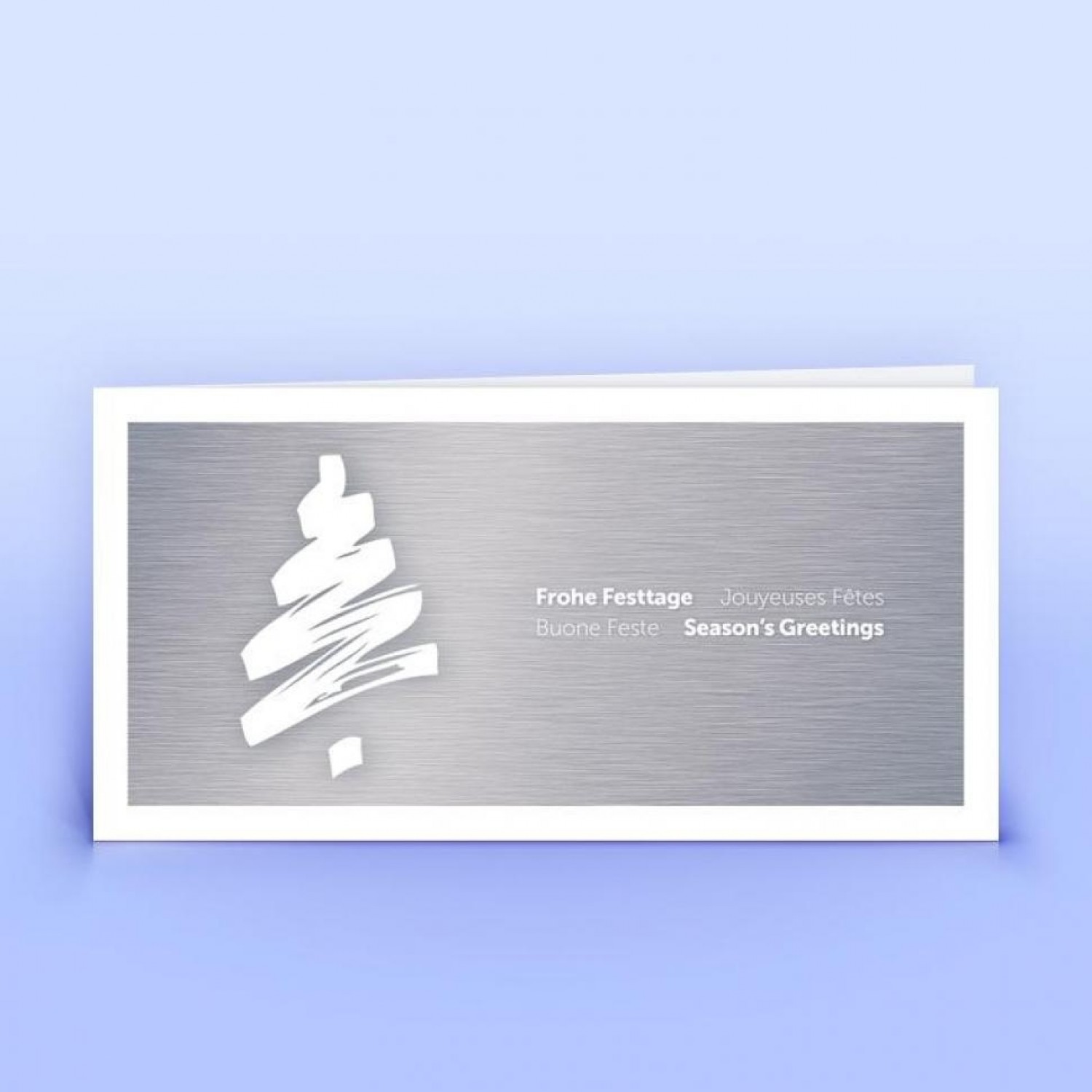 eco-cards noble-looking Christmas card with panache