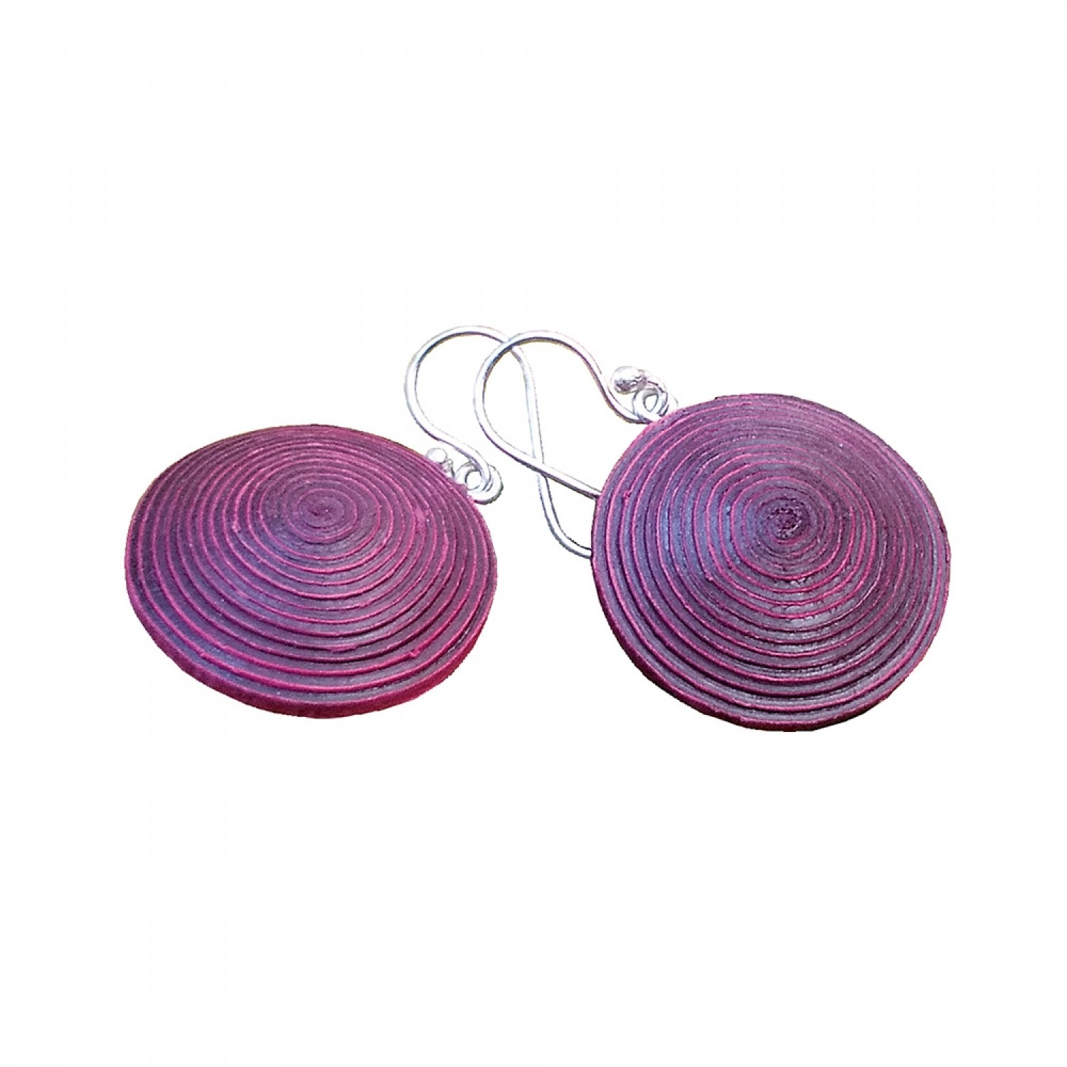 Eco Earrings Ambikha Tie Dye - fair trade | Sundara Paper Art