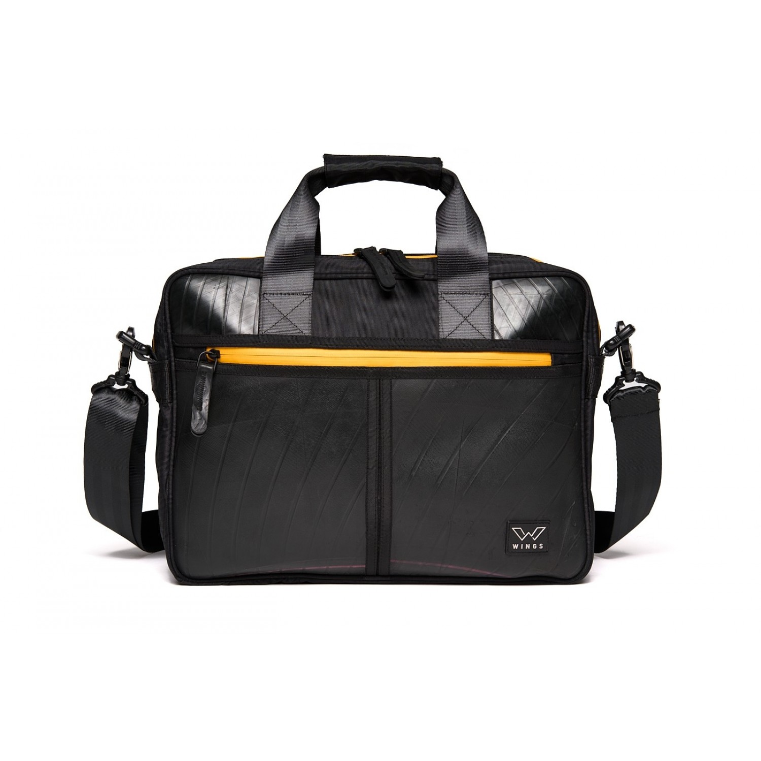 Ecowings Business Bag Laptop Bag Elegant Eagle, yellow