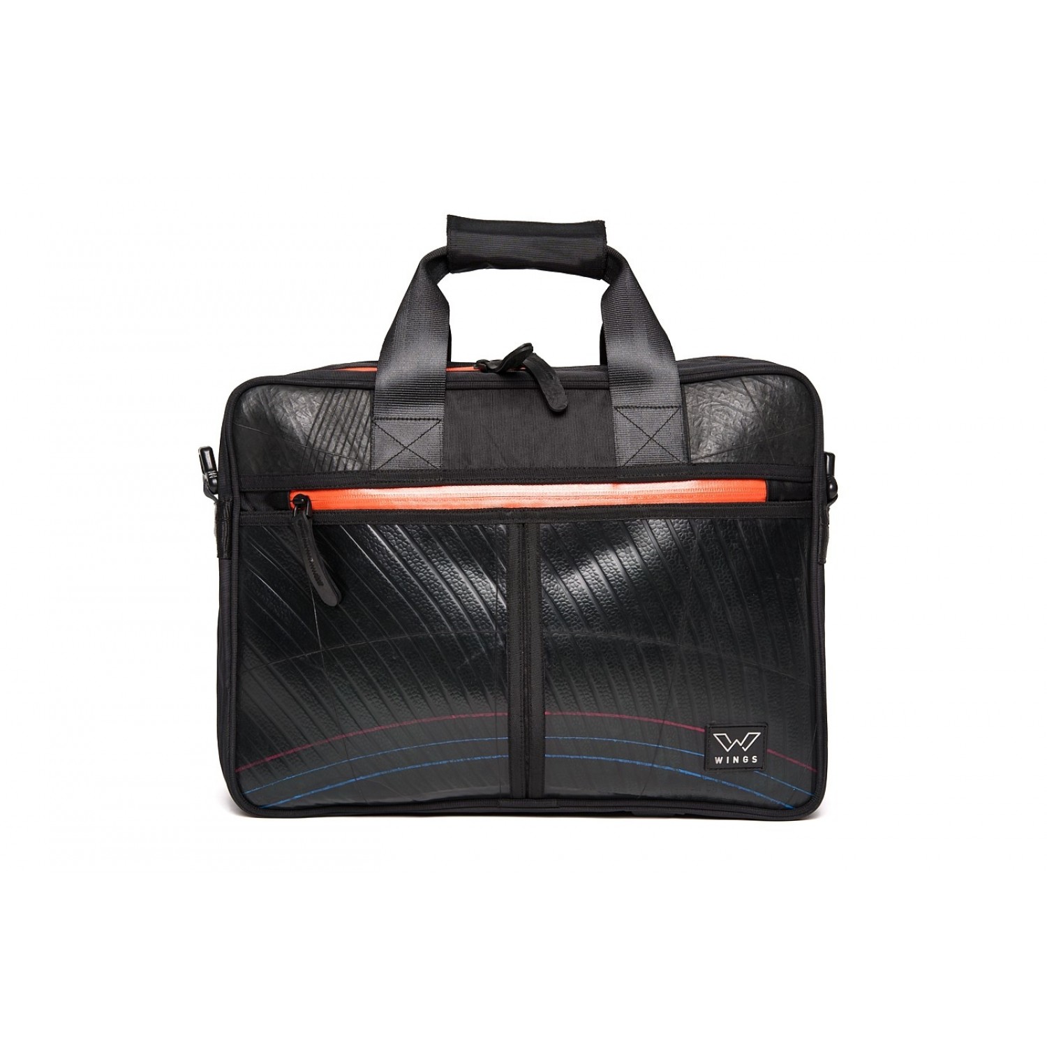 Ecowings Laptop Bag Elegant Eagle, orange zipper