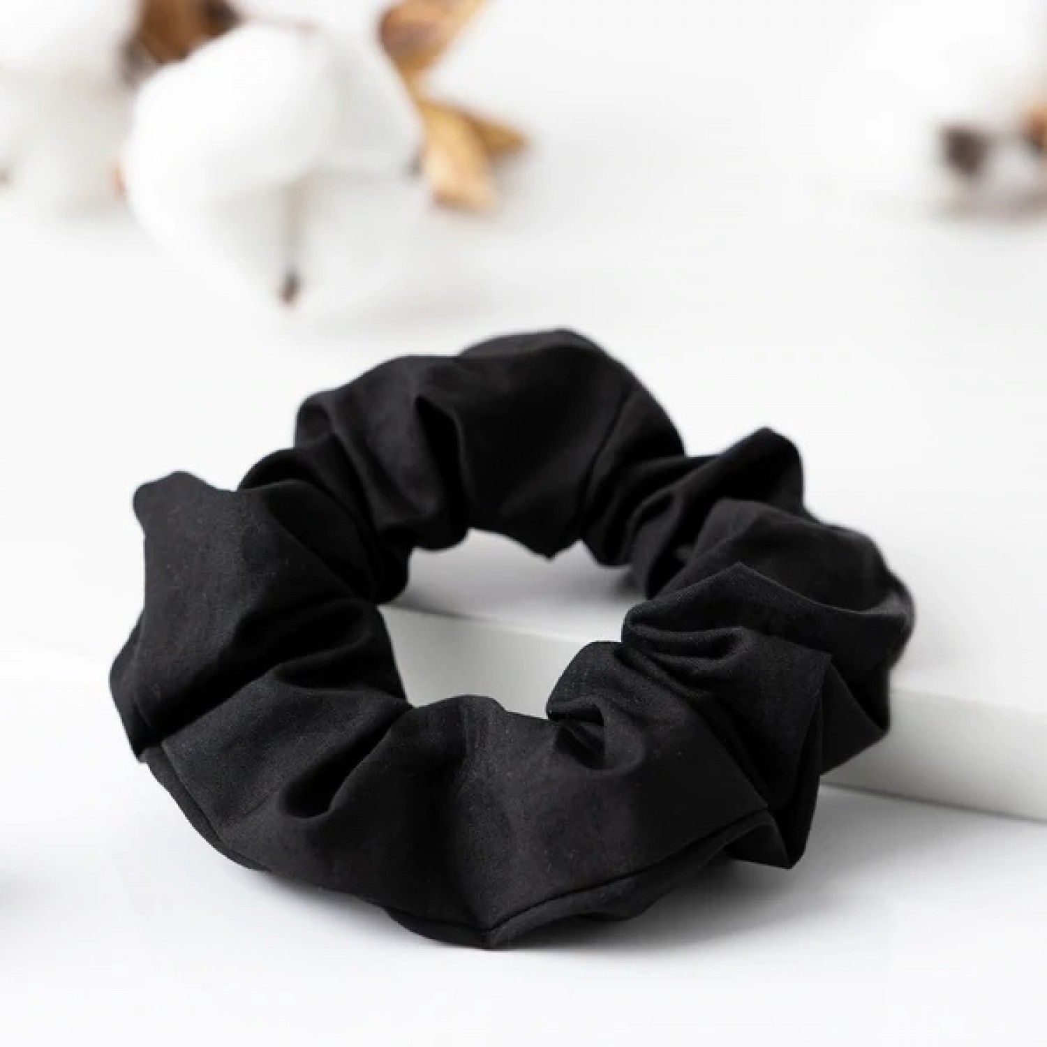 fairtye Organic Cotton Scrunchies Black