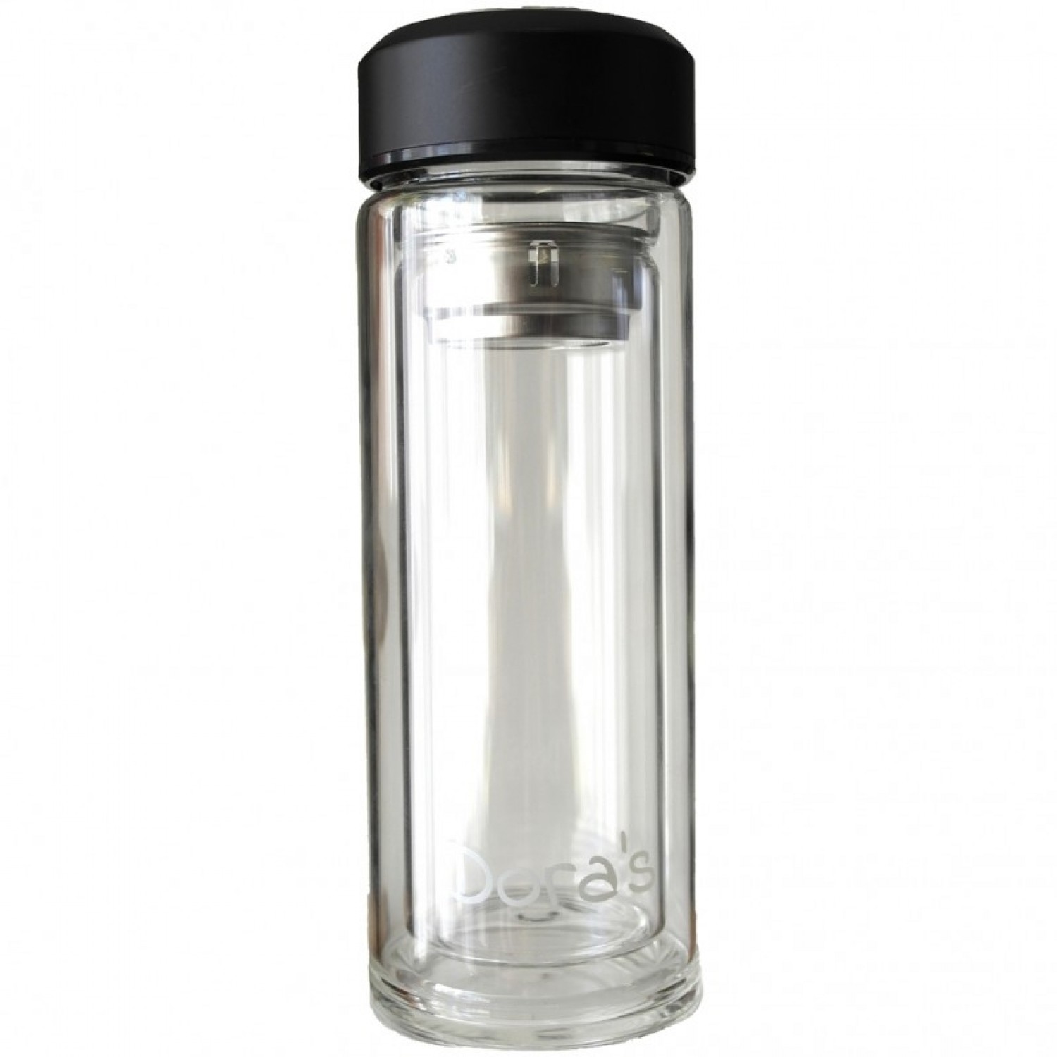 Dora's Thermoflask made of double-walled glass for to go