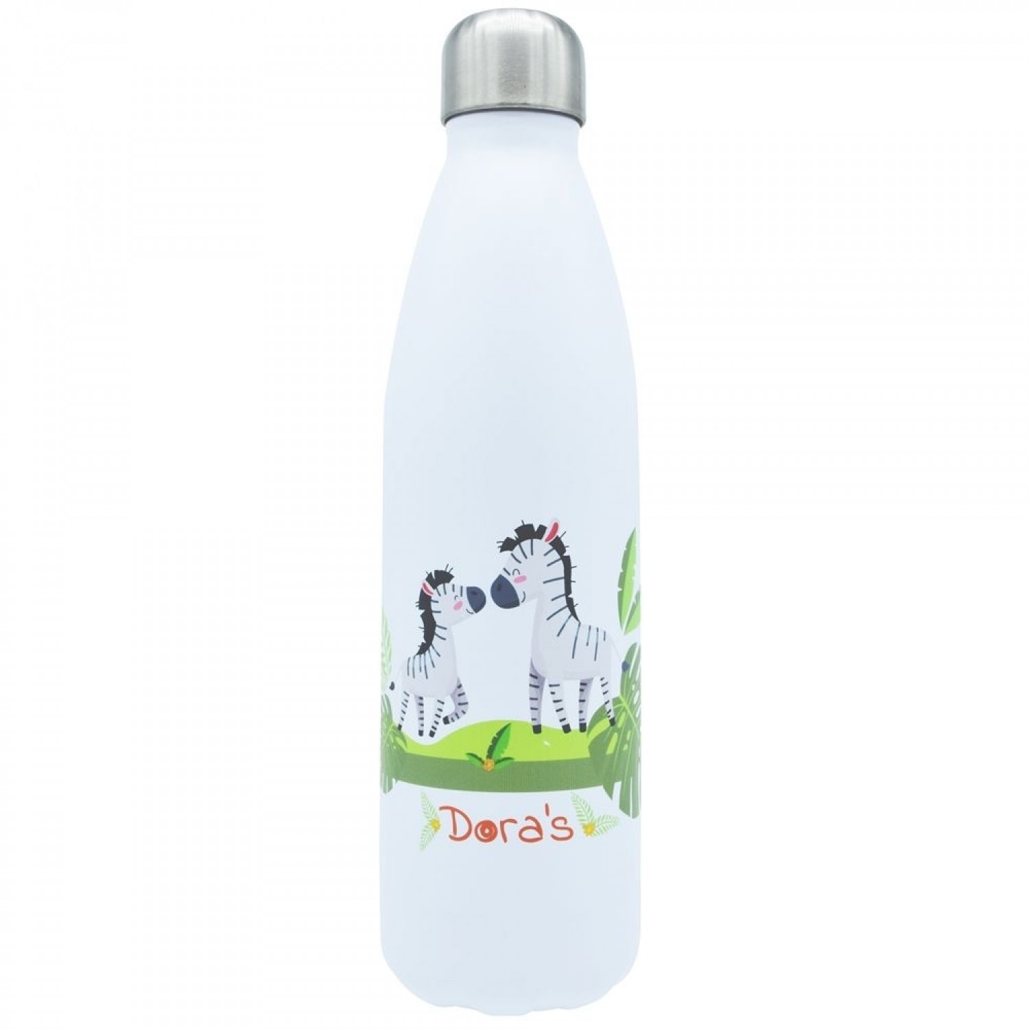 Insulated Stainless Steel Water Bottle Zebra 0.5 l » Dora‘s