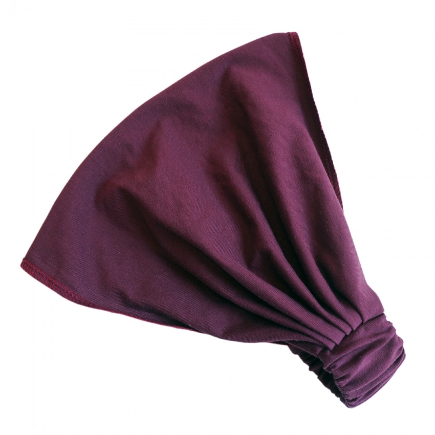 Aubergine Hairband eco jersey - purple headband | bingabonga