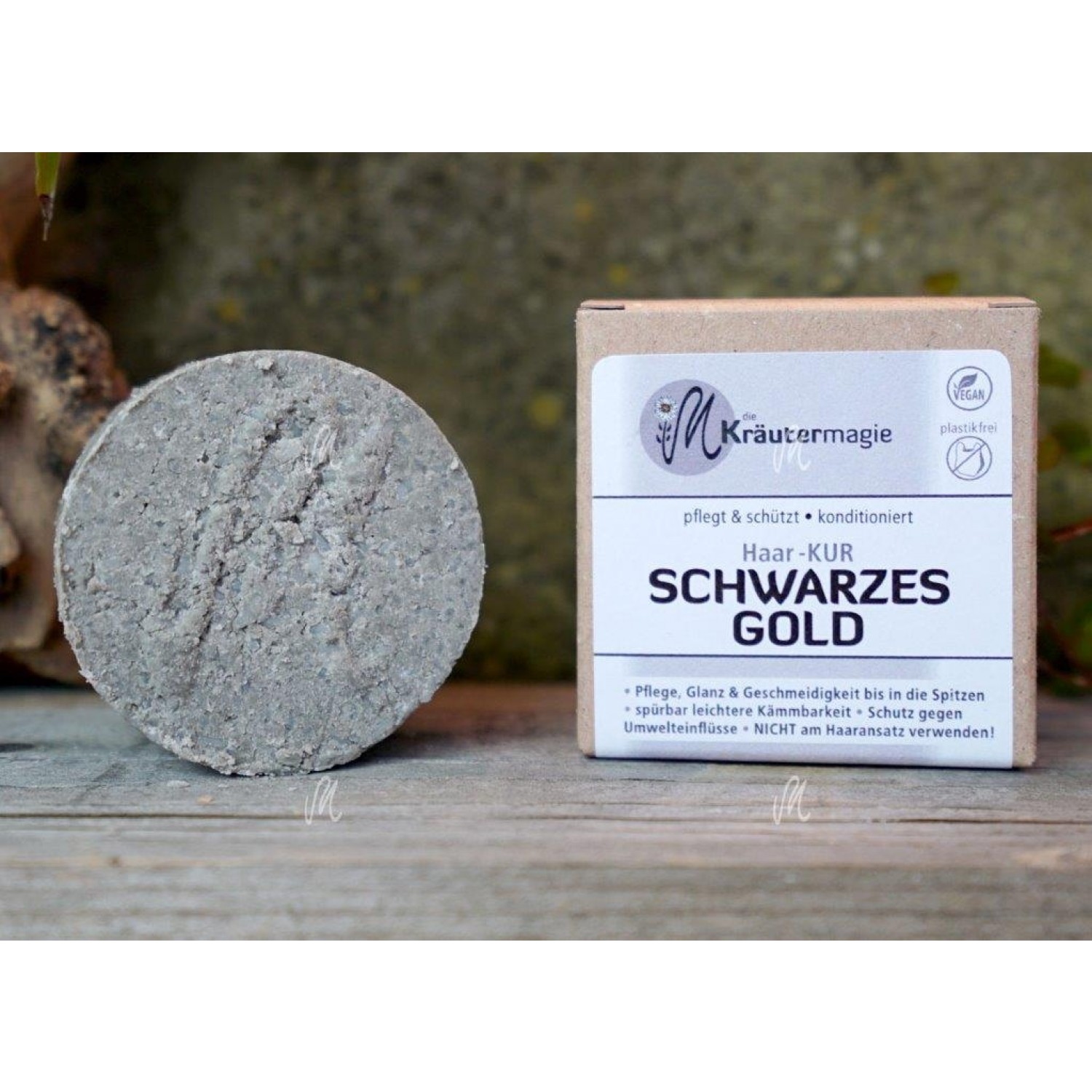 Solid Hair Conditioner Thaler Black Gold for dark hair | Kraeutermagie