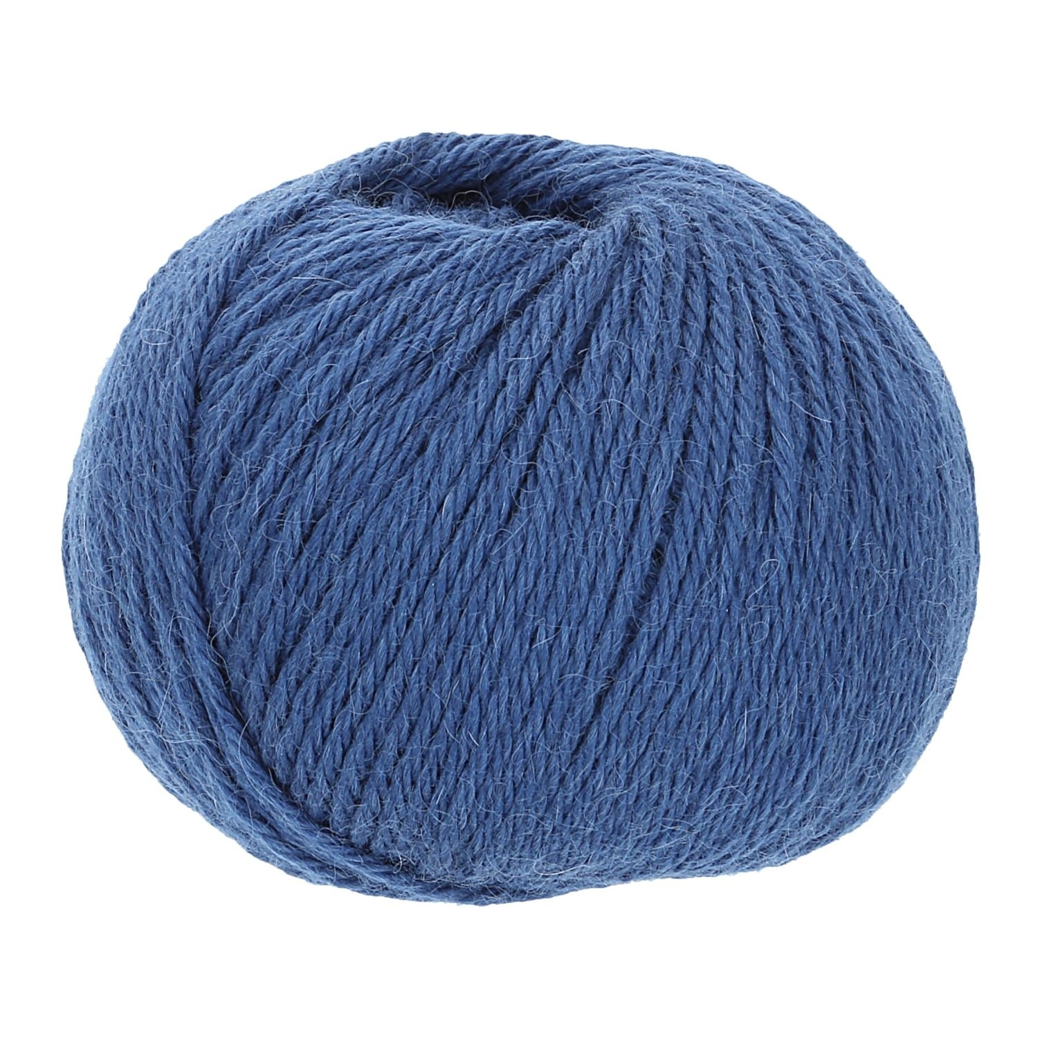Baby Alpaca-Soft knit crochet yarn, 50g Denim Blue | Apu Kuntur