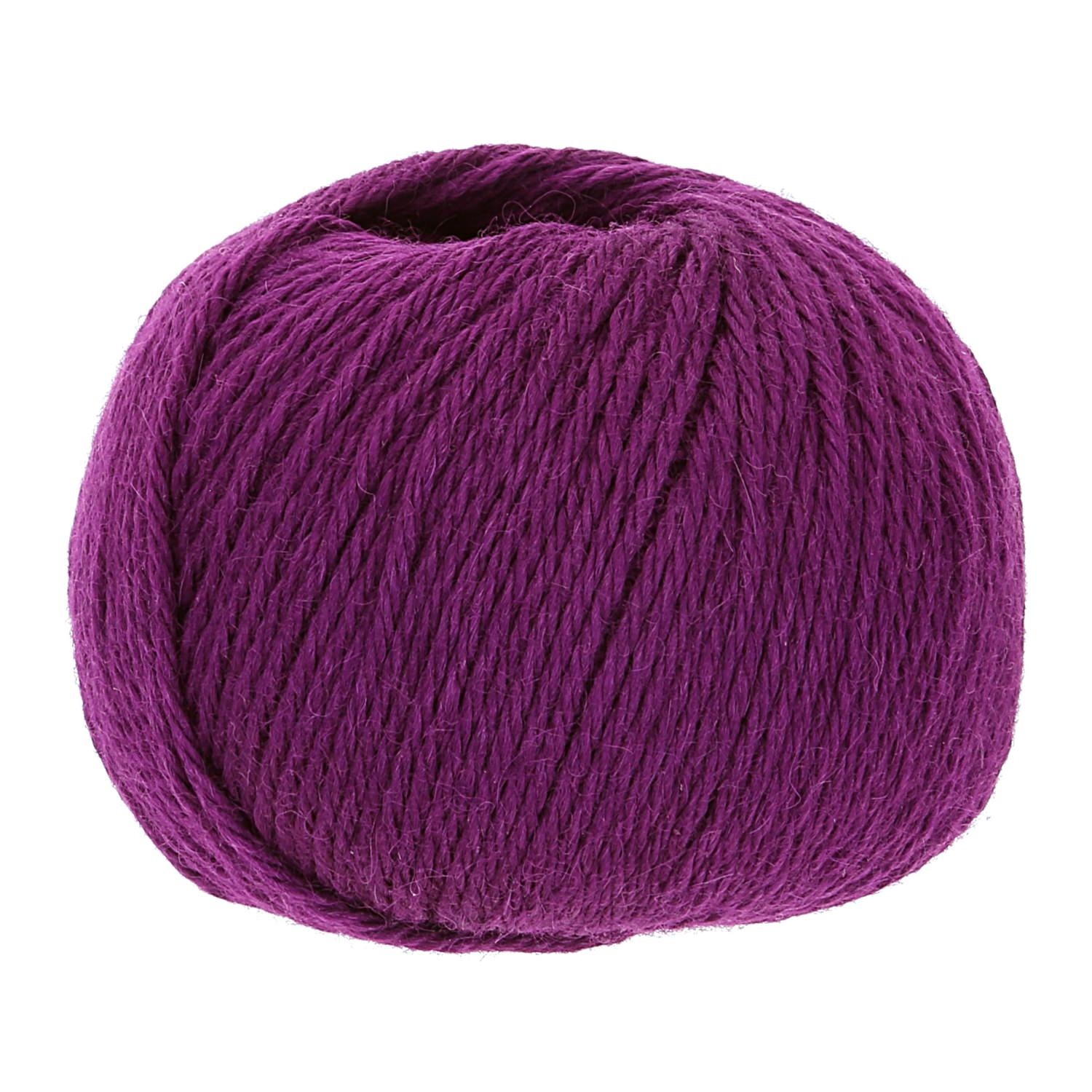Baby Alpaca-Soft knit crochet yarn, 50g Purple | Apu Kuntur