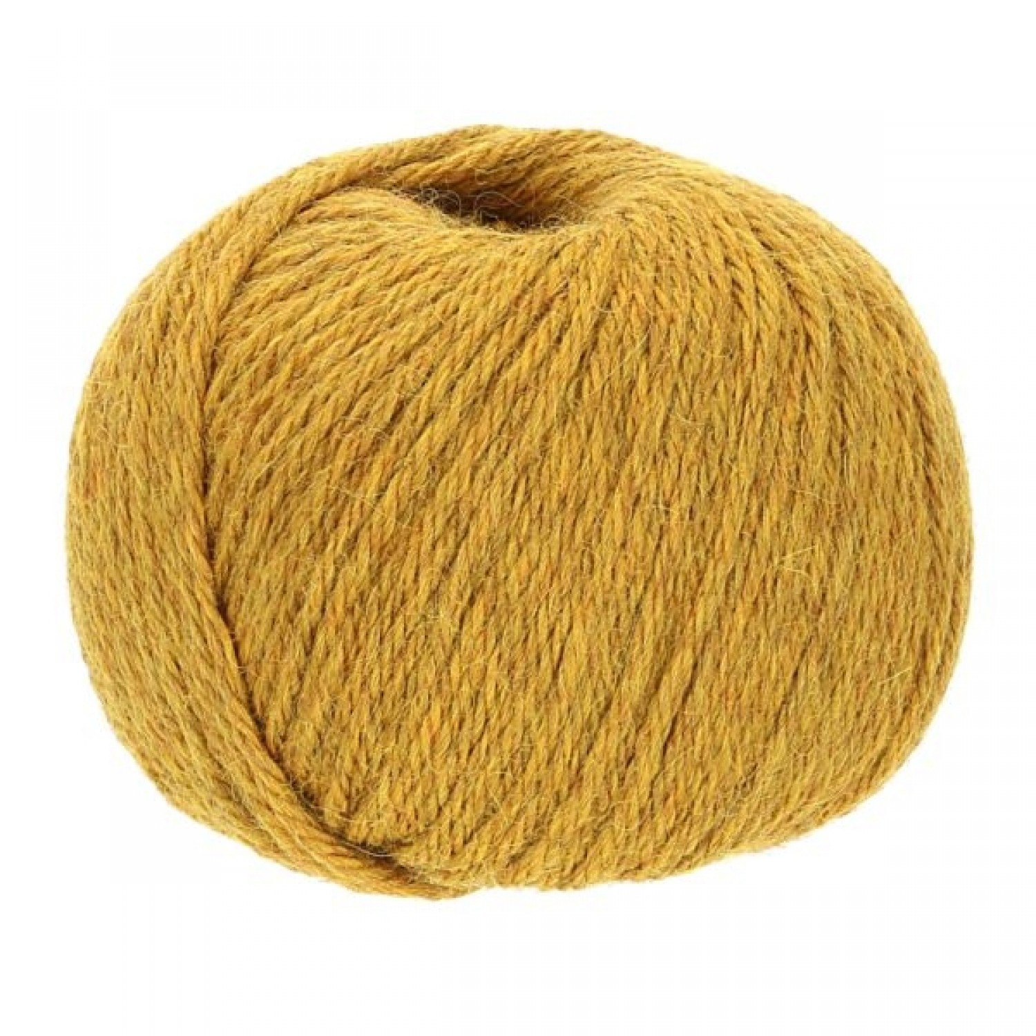 Baby Alpaca-Soft knit crochet yarn, 50g Mustard Yellow | Apu Kuntur