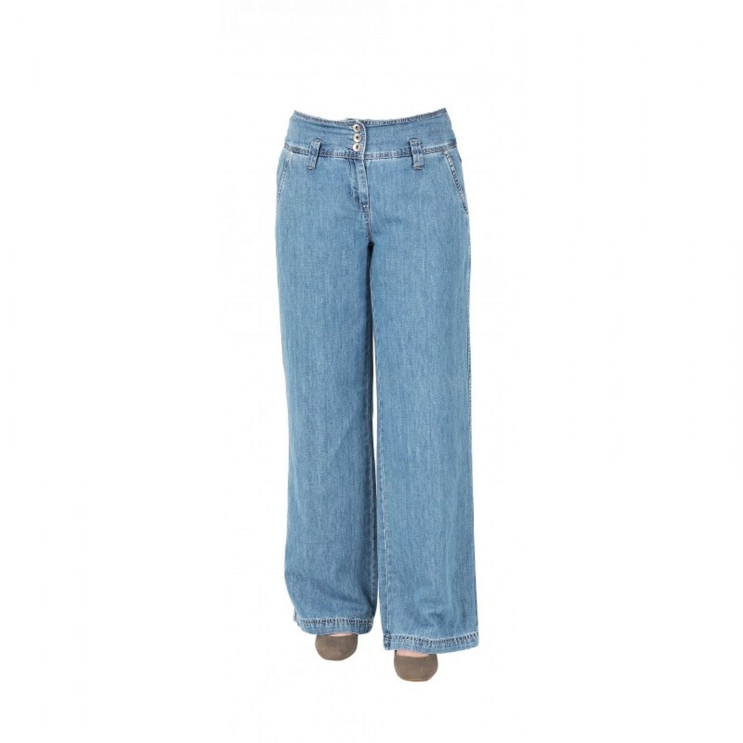 bloomers Boot crop Jeans, light blue, Organic Cotton & Linen