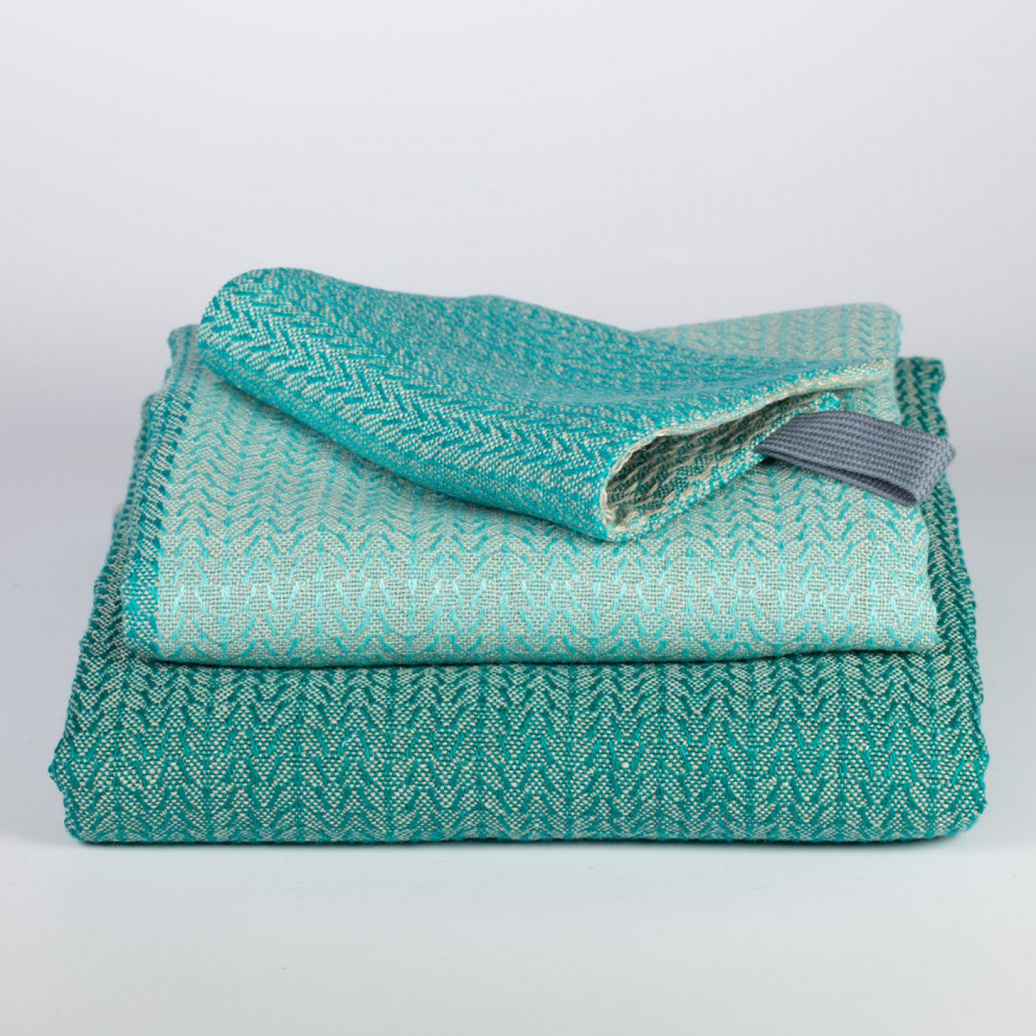Exquisite Linen Towels Turquoise » nahtur-design