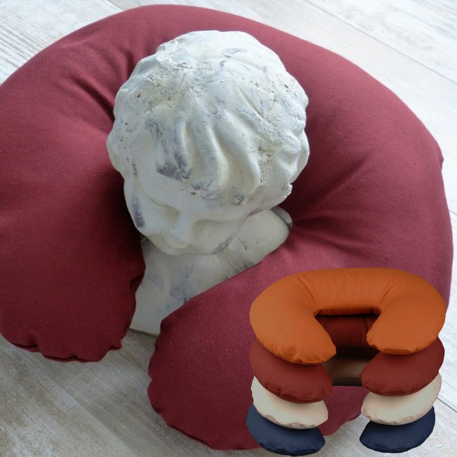 Organic Pillowslips for speltex Neck Cushion U-shaped