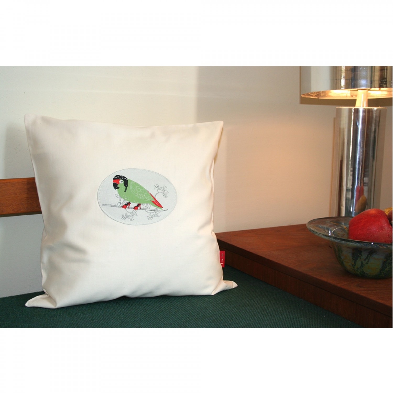 Pillowcase Dreamy Parrot 40x40 cm - organic cotton satin | ia io