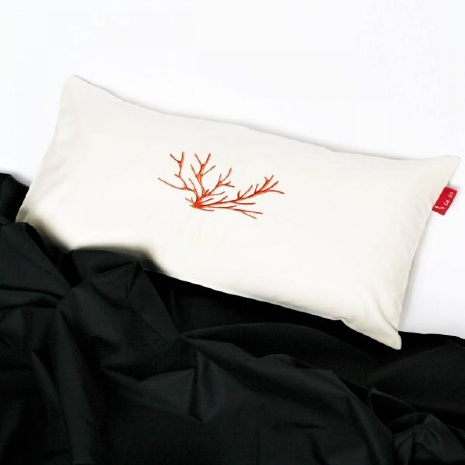 Pillowcase Coral 30x60 cm organic cotton satin » ia io