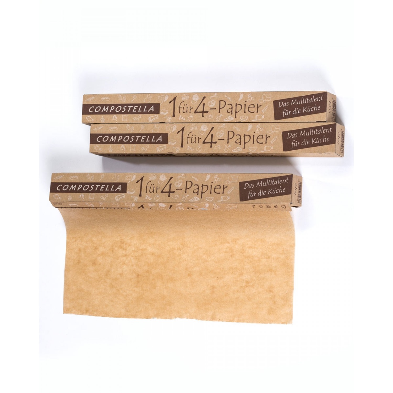 Plastic-free Compostella 1 for 4 Kitchen Paper