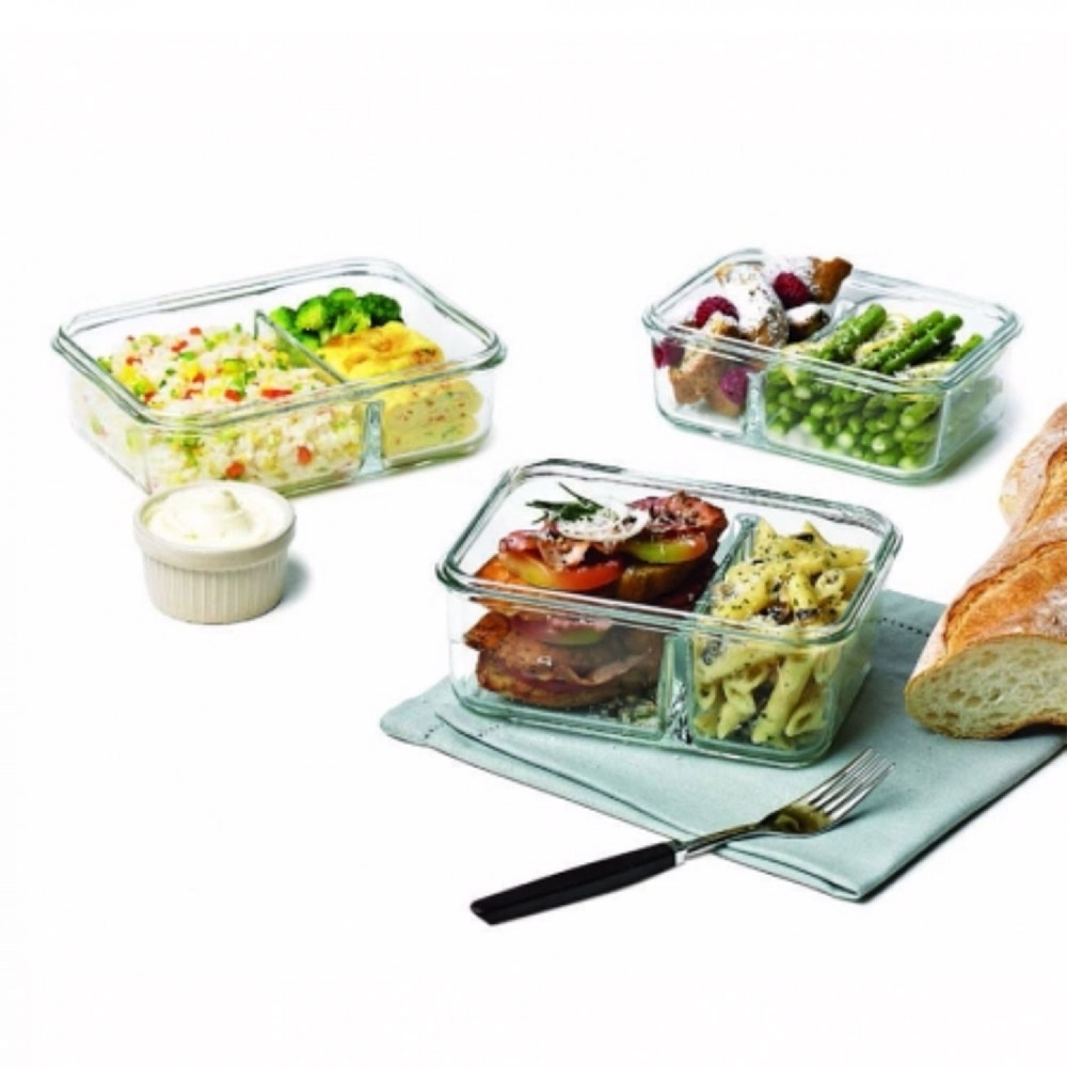 Glasslock microwaveable Food Container DUO Air Type