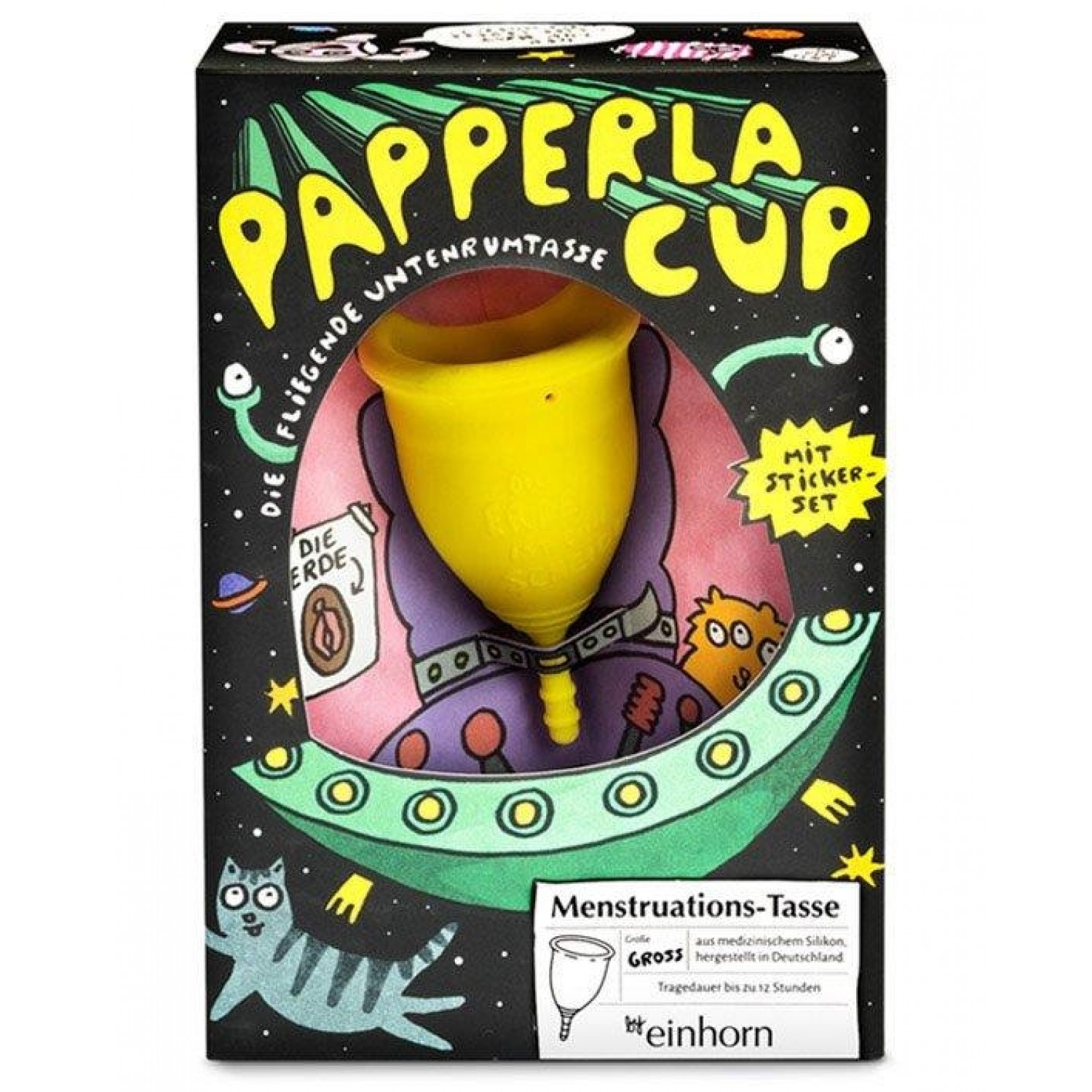 Menstrual Cup Papperlacup - medical-grade silicone | einhorn